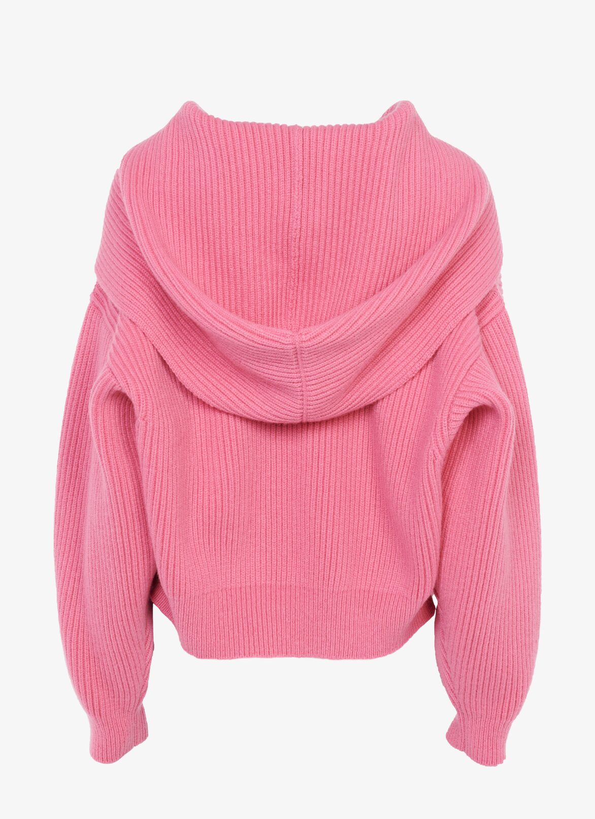 LARGE HOOD RIBBED CARDIGAN ALAÏA CANDY LARGE HOOD RIBBED CARDIGAN